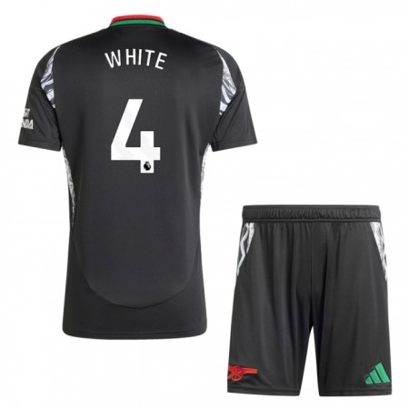Arsenal White 4 Venkovní 2024-25 - Dětské Fotbalové Dresy (S/S) Arsenal White 4 Venkovní 2024-25 - Dětské Fotbalové Dresy (S/S)